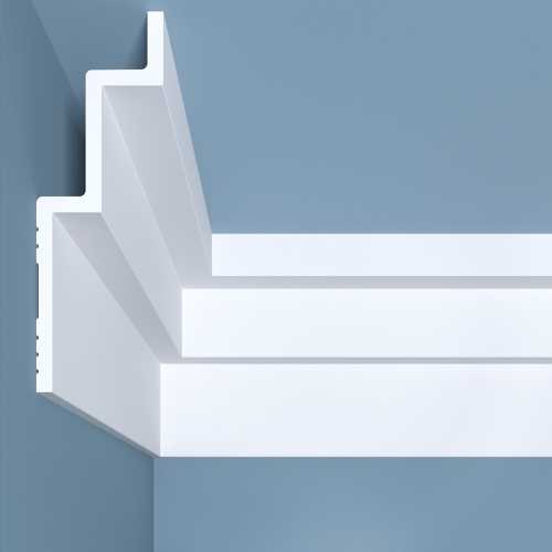 Фото Карниз под покраску из полистирола Bello Deco K21 (180х60х2000 мм)