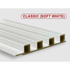 Стеновые панели ПВХ Classic soft white, 160*22*2800 мм Стеновые панели ПВХ Classic soft white, 160*22*2800 мм