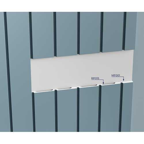 Фото Стеновая панель Cosca RP015 экополимер (156 × 12 × 2800 мм)