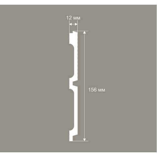 Фото Стеновая панель Cosca RP016 экополимер (156 × 12 × 2800 мм)