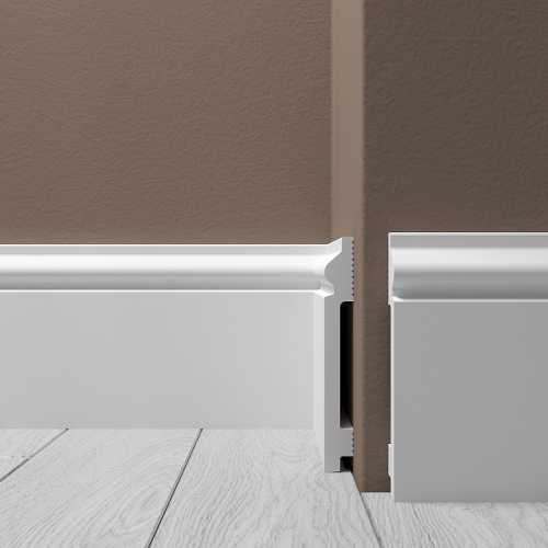 Фото Плинтус напольный Де Багет XPC полимер H5 (120х15х2000)