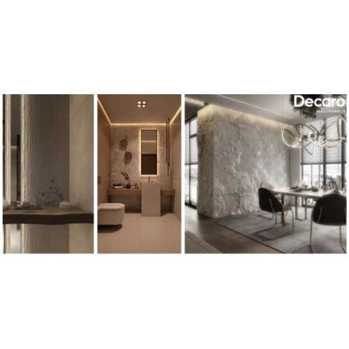 Фото Гибкий камень Decaro WallPanels Flex Stone D1008 Steps / Ступени (1 шт= 3.36 м2)