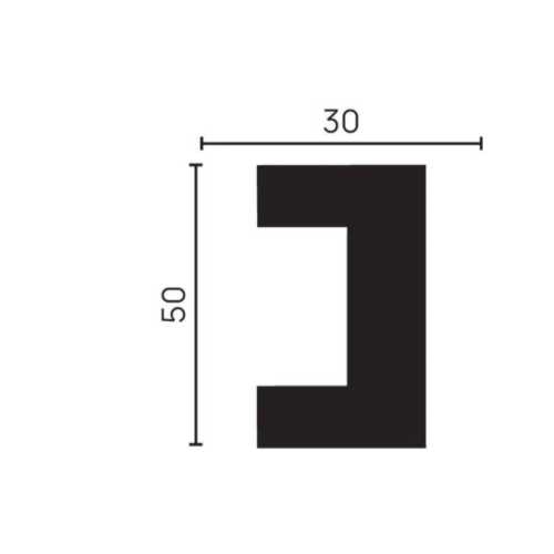 Фото Рейка молдинг Decor Dizayn 613-94 (30х50х3000)