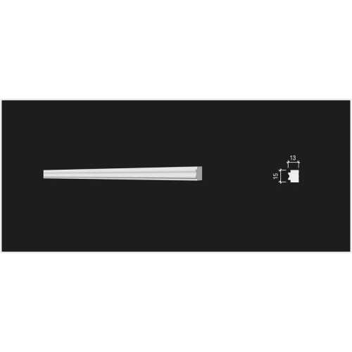 Фото Молдинг под покраску Decor Dizayn DD627 из полистирола (15х13х3000 мм)