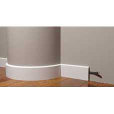 Плинтус гибкий Decor Dizayn DD706 Flex под покраску, белый (80*13*2000) Плинтус гибкий Decor Dizayn DD706 Flex под покраску, белый (80*13*2000)