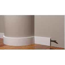 Плинтус гибкий Decor Dizayn DD708 Flex под покраску, белый (80*13*2000) Плинтус гибкий Decor Dizayn DD708 Flex под покраску, белый (80*13*2000)