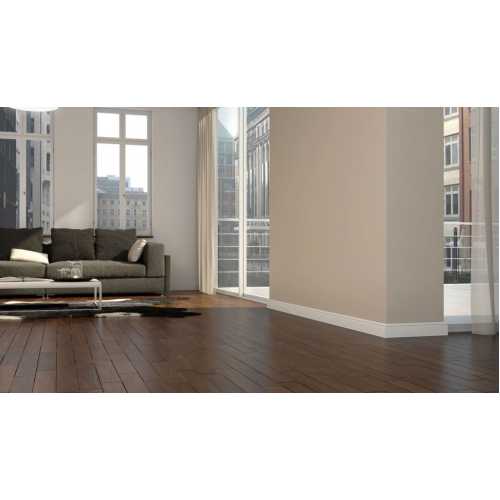 Фото Плинтус Dollken (Долкен) Cubu Hamburger style 80 slim, 1328/ 5012 white белый (1уп=6 шт)