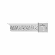 Карниз под покраску гибкий Fabello decor C140 с орнаментом (148*60) Карниз под покраску гибкий Fabello decor C140 с орнаментом (148*60)