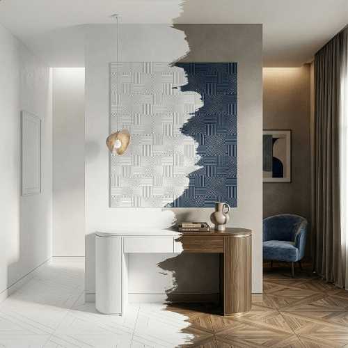 Фото Декоративная панель HIWOOD, Maximum DM625 White (600× 4 × 3000 мм)