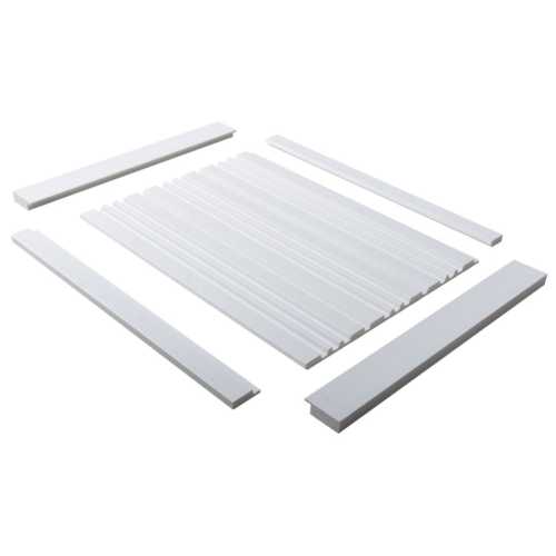 Фото Декоративная панель HIWOOD LV121 NP под покраску (120 × 12 × 2700 мм)