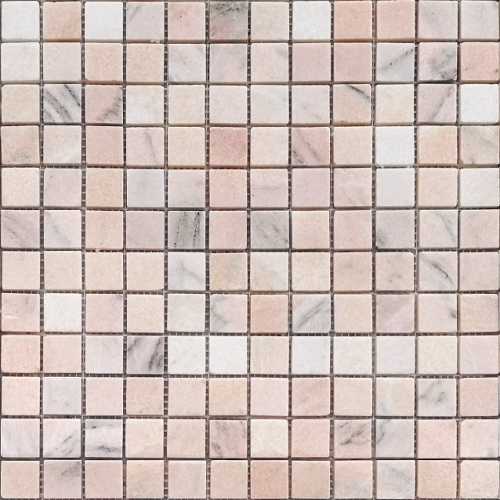 Фото Мозаика из натурального камня Caramelle Rosa Salmone POL 23х23 (298х298х7 мм)