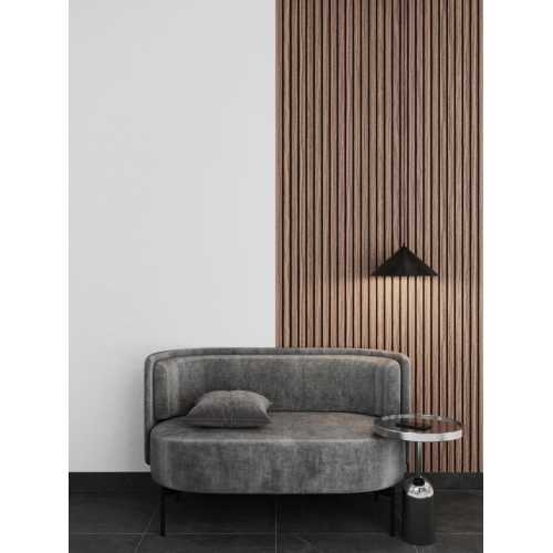 Фото Акустическая панель Ликорн шпон Орех американский (2800х300х9 мм) 1 уп (5 шт/ 4.2 м2)