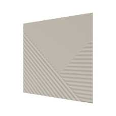 Стеновая панель квадратная МДФ Ликорн - Пирамида, Слоновая кость, 500*500*8 мм (4 шт)