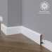 Маленькое фото Белый плинтус напольный МДФ Madest Decor 19-054-12 крашеный (54х12х2400 мм)