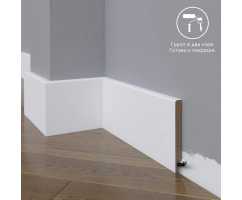 Плинтус напольный под покраску 09-100-10 Madest Decor MDF (100х10х2400 мм)