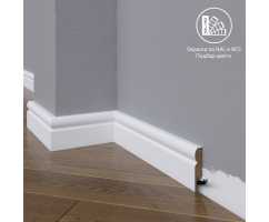 Плинтус напольный МДФ Madest Decor модель 06-054-10 крашеный по RAL/NCS (54х10х2400 мм)