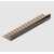 Профиль L-образный гибкий алюминий 8 мм Neexy PV04-07 (бронза блестящая), 2.7 метра