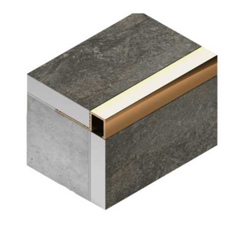 Фото Профиль для плитки внешний латунь 12.5 мм Neexy PVL32-04 Антик бронза светлая, 2.7 метра