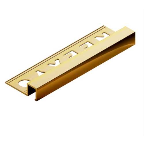 Фото Профиль для плитки внешний латунь 10 мм Neexy PVL31-01 Полированная, 2.7 метра