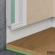 Теневой плинтус скрытого монтажа Pro Design 7209 Белый (30*12.7*2700) Теневой плинтус скрытого монтажа Pro Design 7209 Белый (30*12.7*2700)