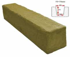 Балка декоративная из полиуретана Arno Decor Рустик 70х70мм Дуб болотный, длина 3м