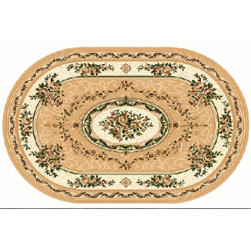 Фото Ковер Merinos Laguna 5444 Beige 1,50*1,90 овал
