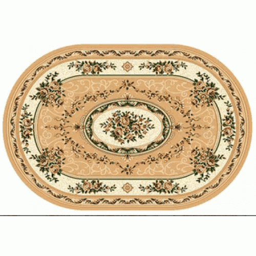 Фото Ковер Merinos Laguna 5444 Beige овал 1,50*3,00