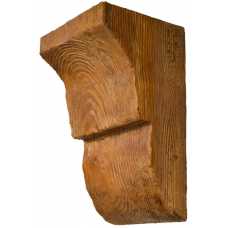 Консоль рустик 150х275мм (для балки на 195мм) Дуб