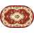 Ковер Merinos Laguna d017 RED 2,00*3,00 овал