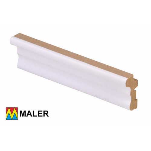 Фото  Галтель МДФ Maler Белый арт.40419 (42х22х2750 мм)