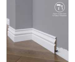 Плинтус напольный под покраску 11-072-16 Madest Decor MDF (72х16х2400 мм) Плинтус напольный под покраску 11-072-16 Madest Decor MDF (72х16х2400 мм)