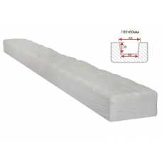 Балка декоративная из полиуретана Arno Decor Рустик 100х60мм Белая, длина 1м