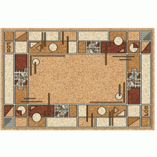 Фото Ковер Merinos Laguna ALBINA 3 BEIGE 1,50*4,00 овал