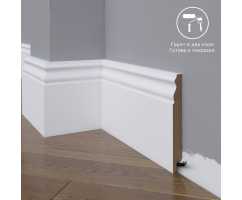 Плинтус напольный под покраску 22-136-18 Madest Decor MDF (136х18х2400 мм)