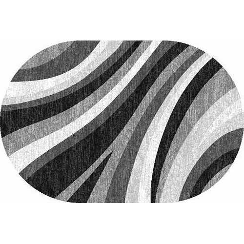 Фото Ковер Merinos Silver d234 gray овал 0,60*1,10