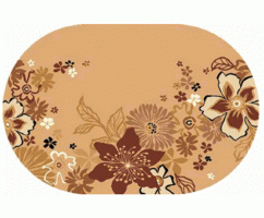  Ковер Merinos Laguna  d116 BEIGE 1,50*1,90 овал 