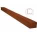 Маленькое фото Балка декоративная из полиуретана Arno Decor Модерн 145х120мм Орех, длина 2м