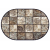 Ковер Merinos Valencia Deluxe d328 brown 2,00*3,00  овал