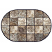Маленькое фото Ковер Merinos Valencia Deluxe d328 brown 2,50*3,50 овал