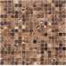 Маленькое фото Мозаика из натурального камня Caramelle Emperador Dark POL 15х15 (305х305х4 мм)