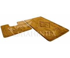 Набор ковриков Shahintex PP Lux Золотой 9 (60x100+60x50 см)