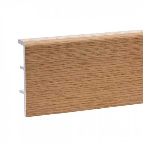 Фото Плинтус напольный Rico Concept 80 Пальма персиковая RC80002, 80х20х2200 мм