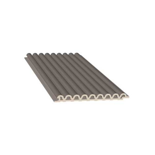 Фото Стеновая панель Ultrawood NEXT арт.WPC 001 DGR Темно-серый (2900х106х9,3 мм)
