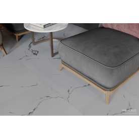 Плитка ПВХ Vinilam Ceramo Stone Итальянский мрамор 83444, 43 класс (940х470х8.0 мм)